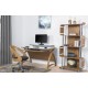 Curve Home Office Desk - Walnut, Oak or Grey Oak